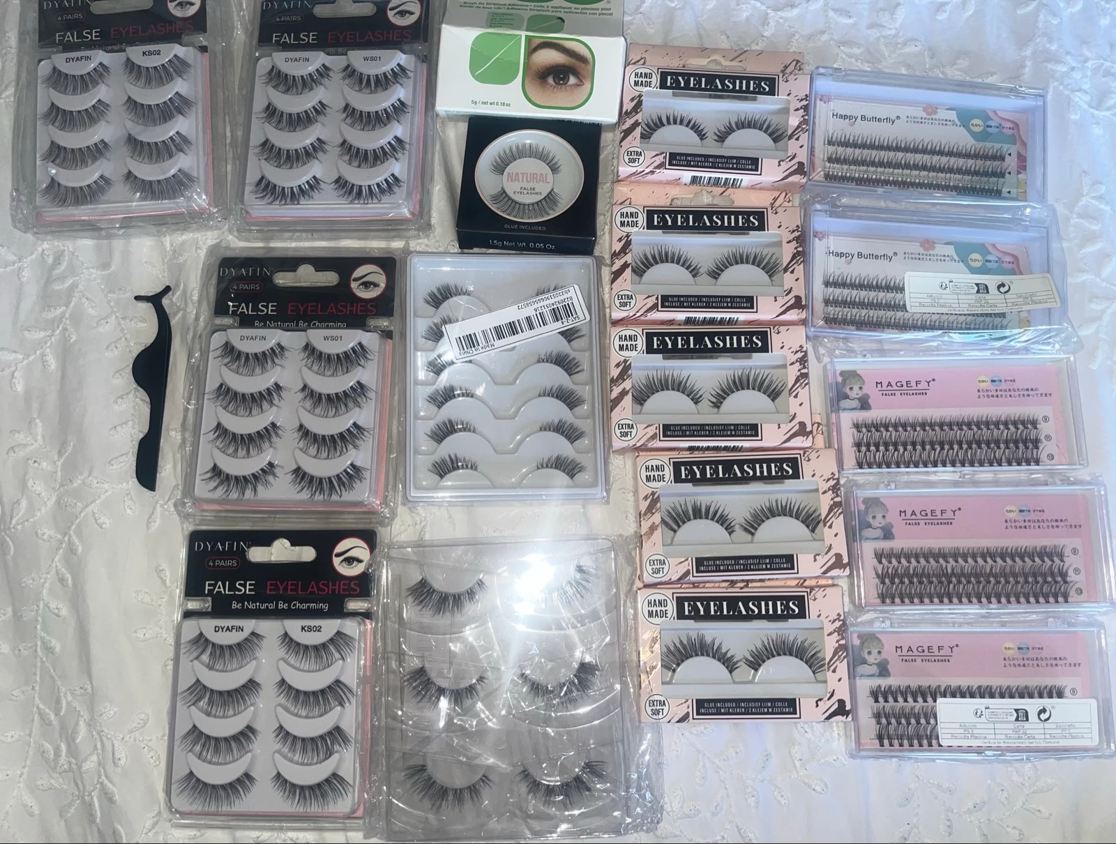 Lot faux cils
